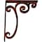 Ekena Millwork Avery Wrought Iron Bracket, (Triple center brace), Antiqued Copper 2"W x 12"D x 15"H BKTM02X12X15TAVACO - alternate 6